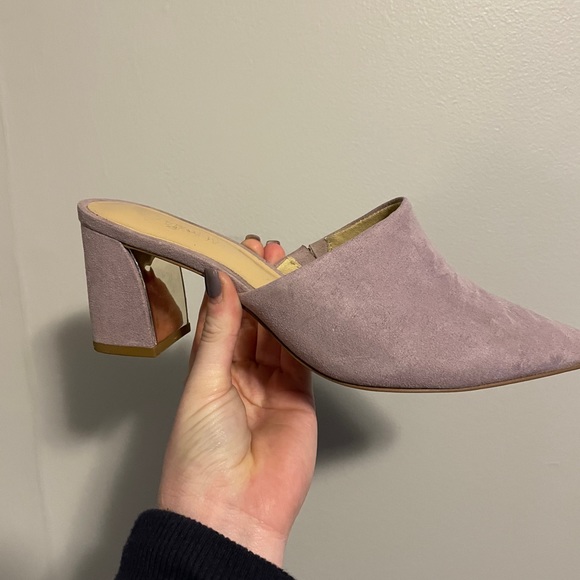 Two pairs of slip on block heels - Picture 4 of 6